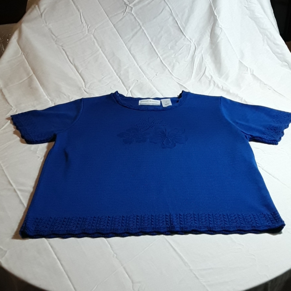 Alfred dunner short sleeve ladies shirt